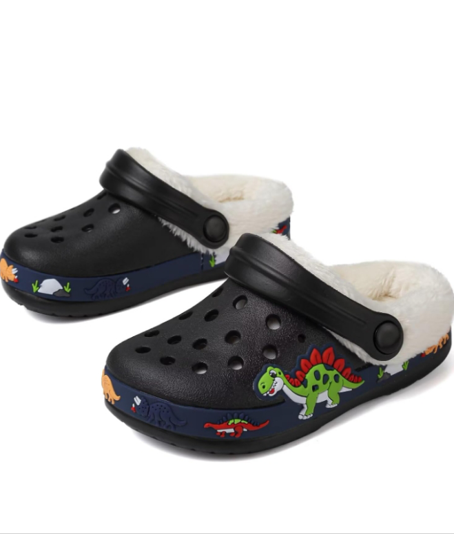 Toddler Lined Clog Slippers Winter Garden Sandals Kids House Shoes War Little N Kute Boutique