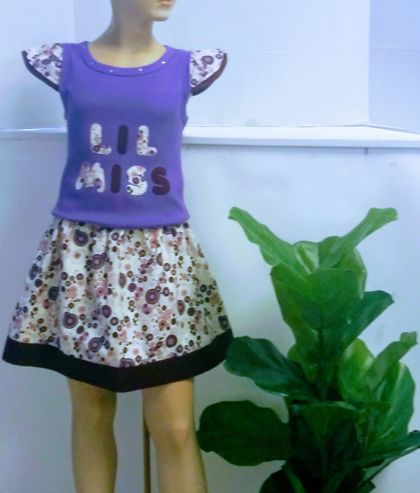 Copy of Girl's 2pc Set Toddler With Matching Skirt Size 3 T - Little N Kute Boutique