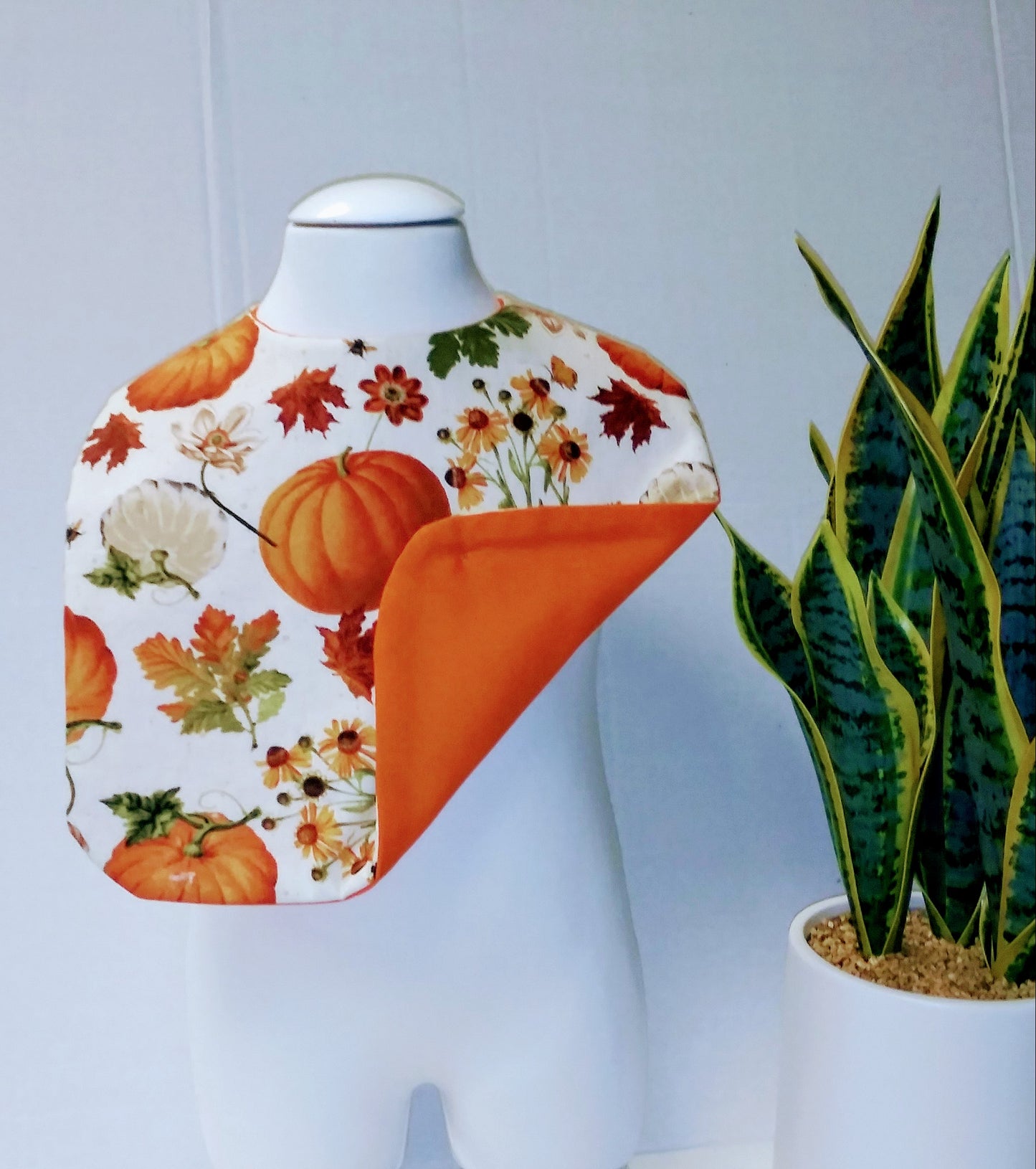 Handmade Boutique Style Baby Reversible Bib - Little N Kute Boutique