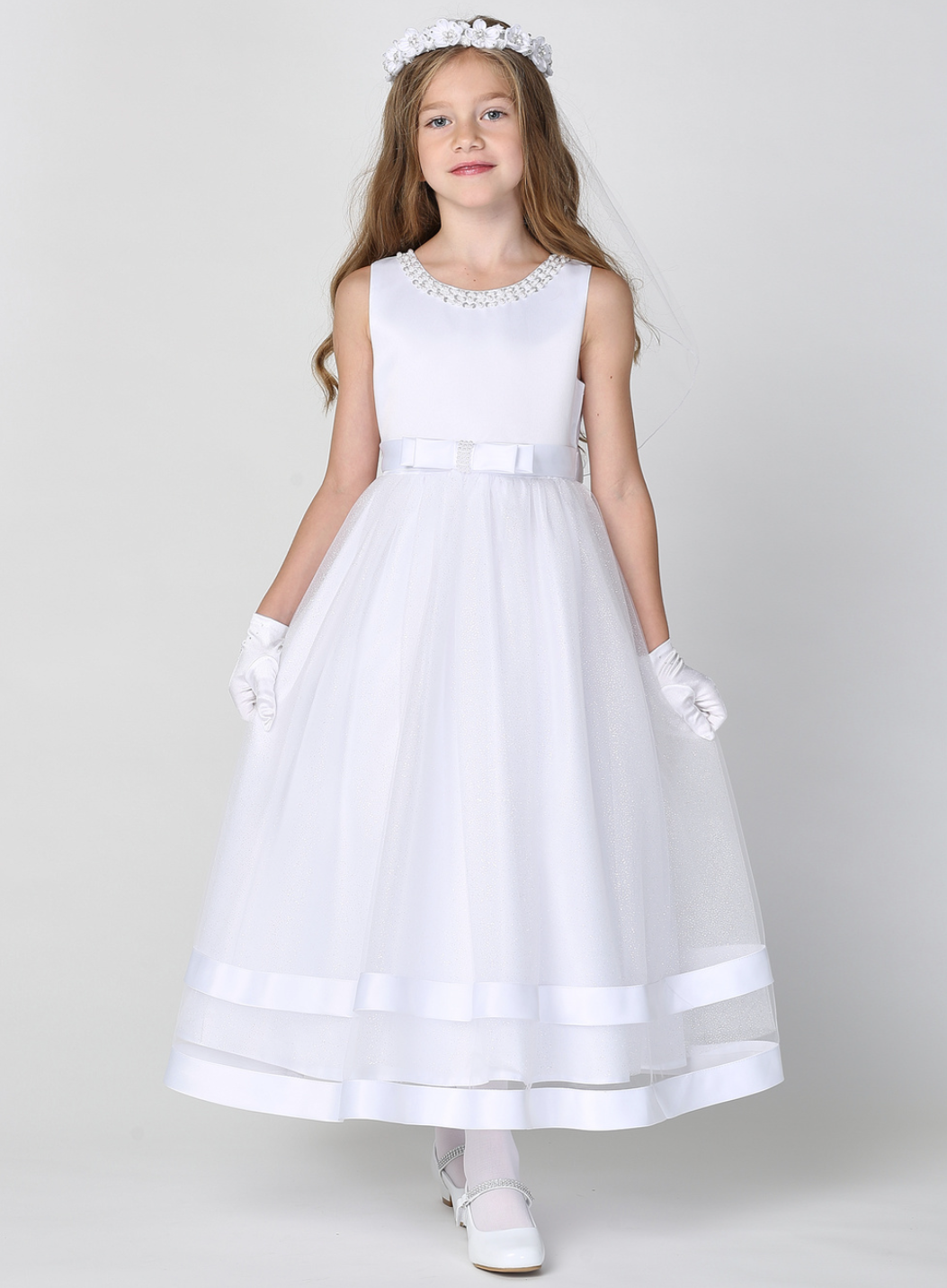 New Girls First Communion Dress outlets Sz 16