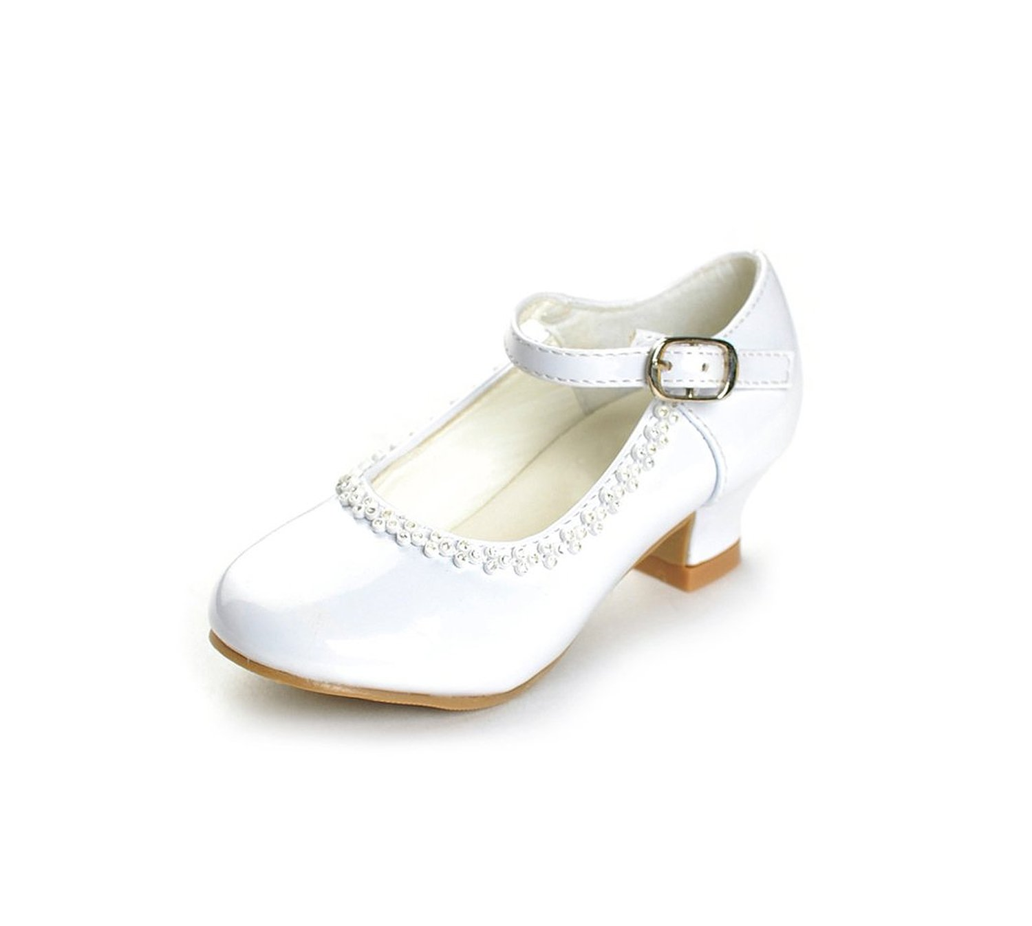childrens white dress shoes Girls White Dress Shoes – Little N Kute Boutique