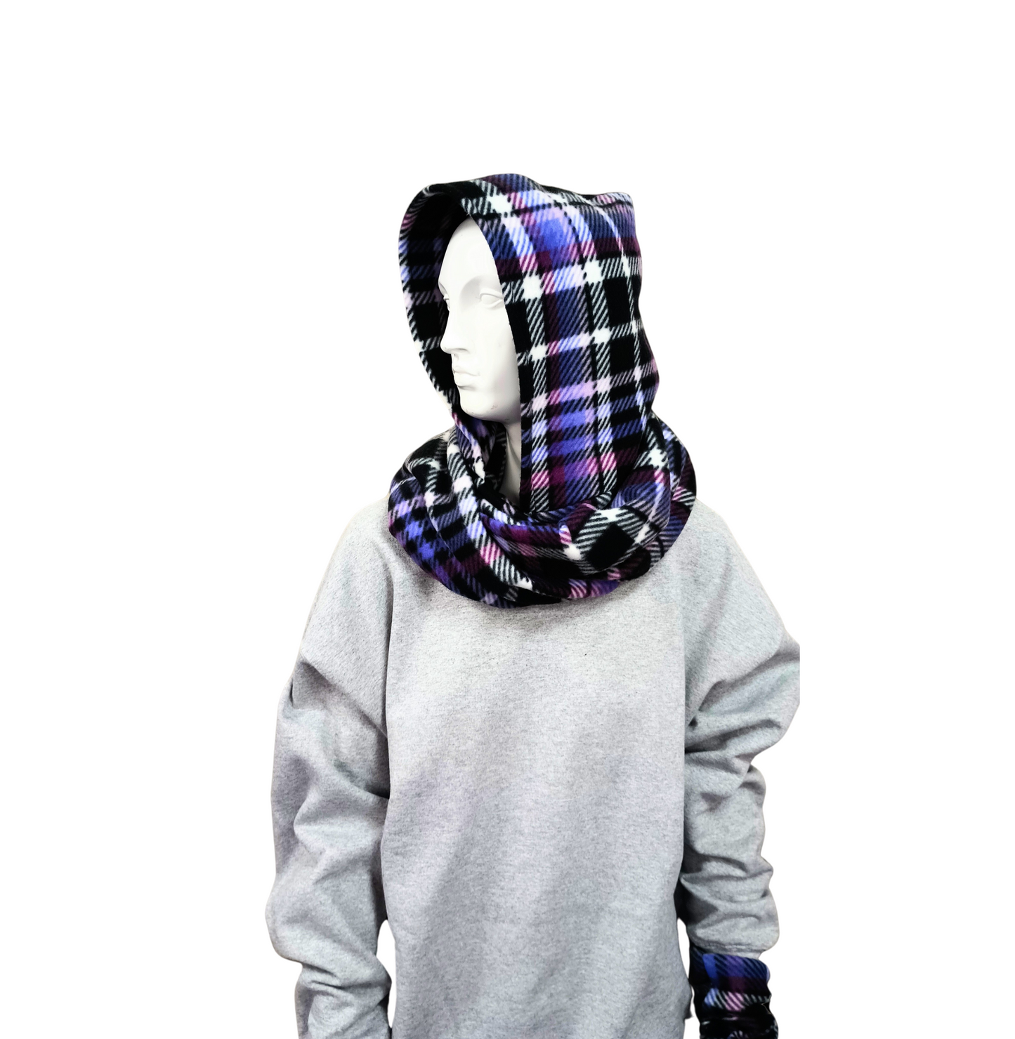 Hooded Fleece scarf