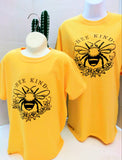 Mother and Daughter Matching T-Shirt Bee Kind Matching Set