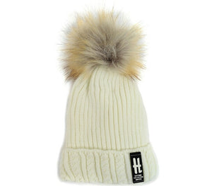 Winter Warm Wool Hat H G-Stone Collection Beanies Women's and Kids  Warm Caps - Little N Kute Boutique
