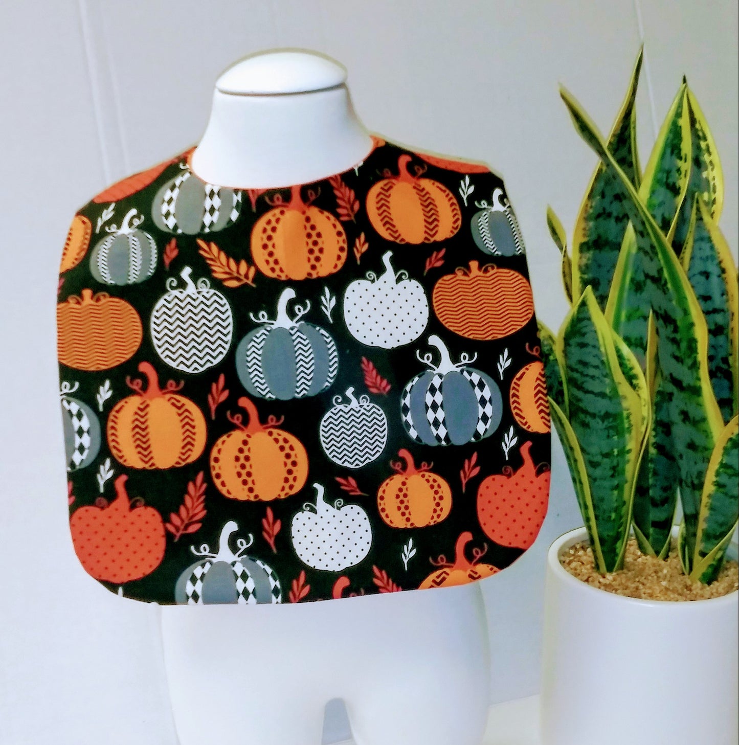 Handmade Boutique Style Baby Reversible Bib - Little N Kute Boutique