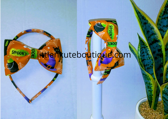 Interchangeable 2-in-1 Headband w/ Matching Bow - Little N Kute Boutique