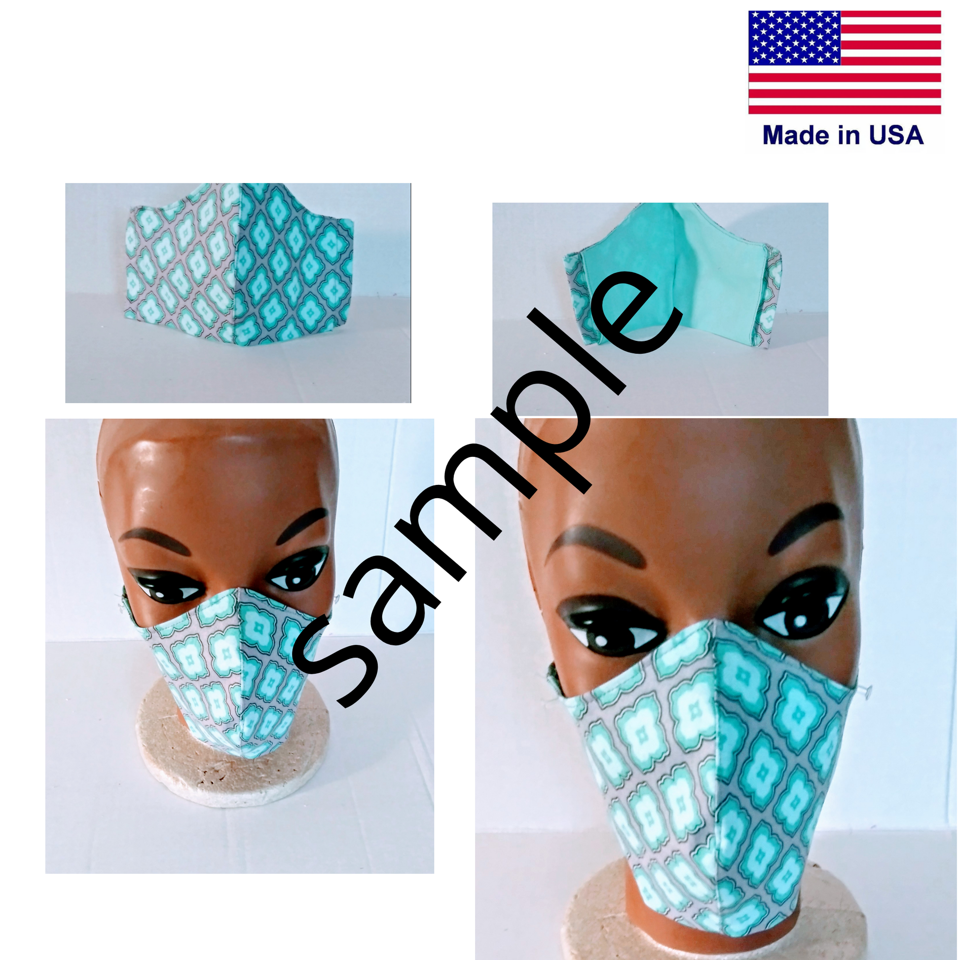 Anchor Cotton Fabric Mask - Washable & Reusable - Little N Kute Boutique