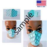 American Girl Cotton Fabric Mask - Washable & Reusable - Little N Kute Boutique