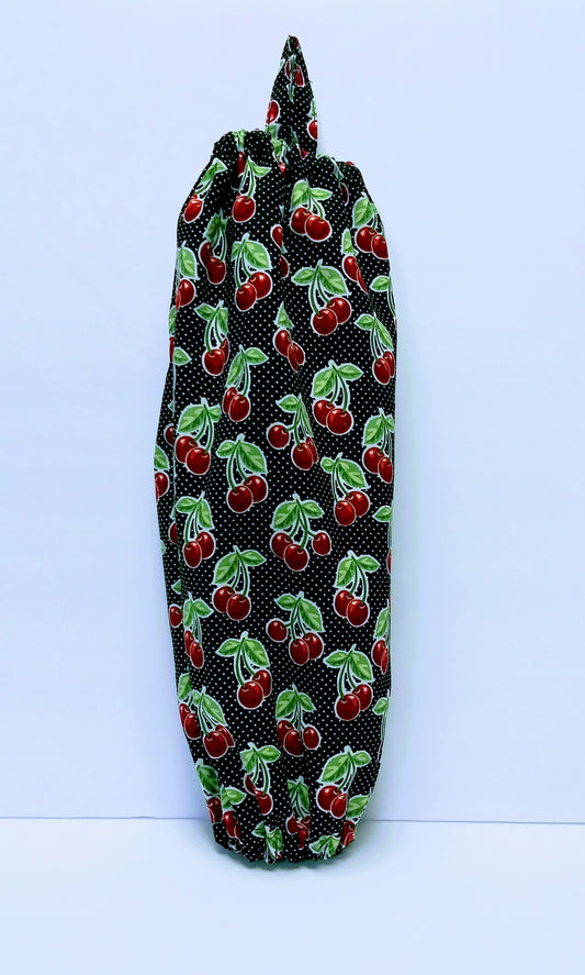 Cherries Grocery Plastic Bag Holder