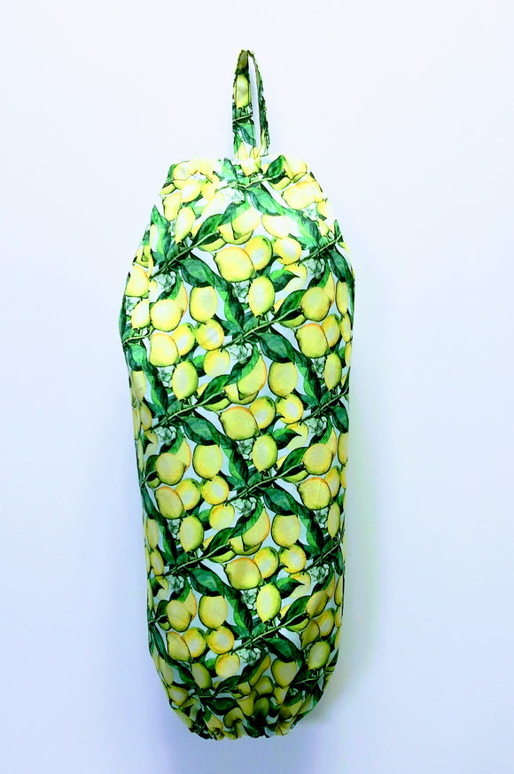 Lemons Grocery Plastic Bag Holder