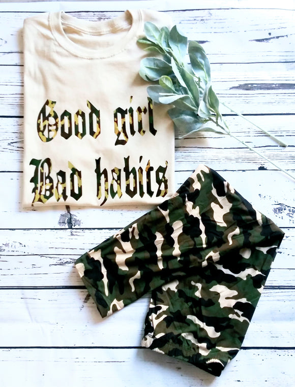 Good Girl Bad Habits T-shirt For Women