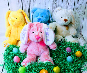 Personalized Two-Tone Easter Bunny