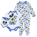 Disney Mickey Mouse Baby Boys Sleeper Set - Little N Kute Boutique