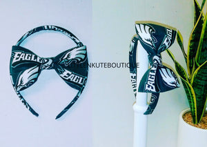 Interchangeable  Headband w/ Matching Bow - Little N Kute Boutique