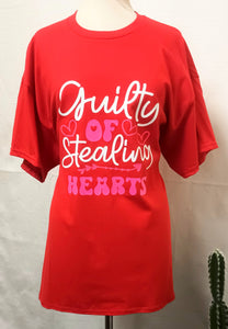 Guilty of Stealing Heats Valentine's Day Shirt