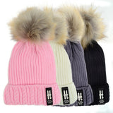 Winter Warm Wool Hat H G-Stone Collection Beanies Women's and Kids  Warm Caps - Little N Kute Boutique