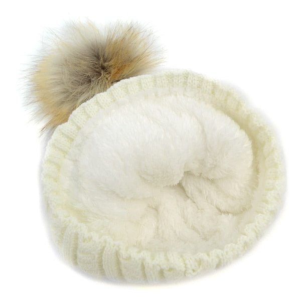 Winter Warm Wool Hat H G-Stone Collection Beanies Women's and Kids  Warm Caps - Little N Kute Boutique