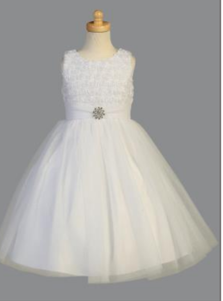 Girls'  Holy First Communion Dress - Little N Kute Boutique