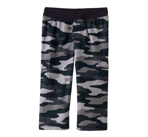 Boy's Pants Camouflage Cargo - Little N Kute Boutique