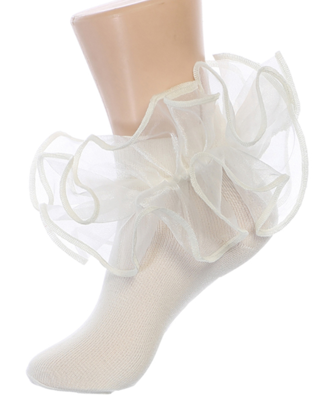 Girls Double Ruffle Socks - Little N Kute Boutique