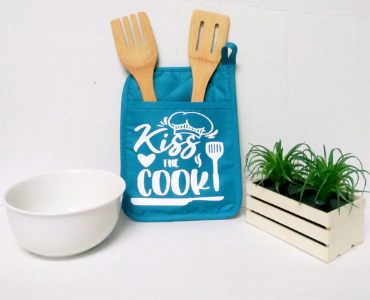 Kiss The Cook No-slip Pot Holder