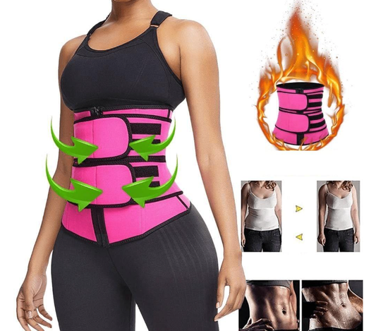 Women Waist Trainer Neoprene Body Shaper Belt Slimming Sheath Belly Reducing Shaper Tummy Sweet Workout Shapewear 