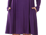 Flared Dress with Side Pockets