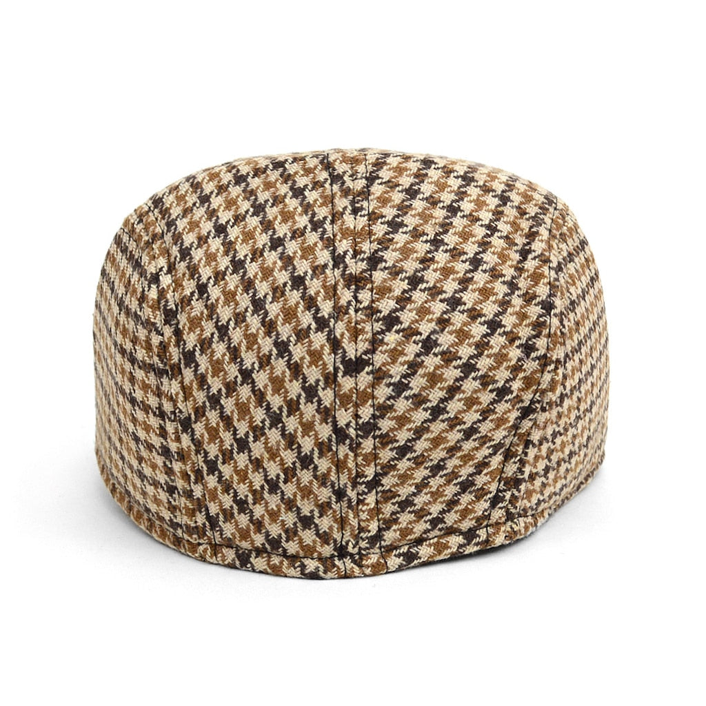 Men's Hound's Tooth Ivy Hat - Little N Kute Boutique