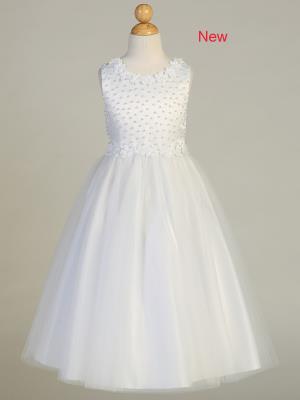 Girls Holy First Communion Dress - Little N Kute Boutique