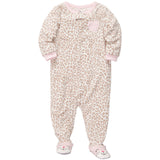CARTER'S Baby Girl's Sleep and Play Footed Pajamas Cotton Footed SleeperLeopard Cat - Little N Kute Boutique