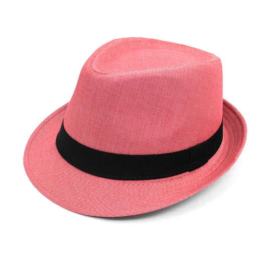 Men's Fedora  Hat with  Band  Herrington - Little N Kute Boutique